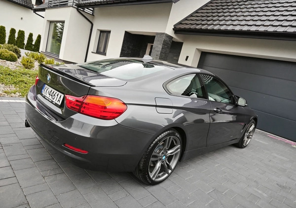 BMW Seria 4 cena 72999 przebieg: 151000, rok produkcji 2015 z Okonek małe 562